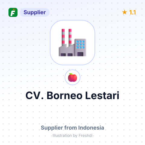 CV. Borneo Lestari  – summary card, no photo uploaded yet