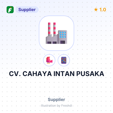CV. CAHAYA INTAN PUSAKA – summary card, no photo uploaded yet