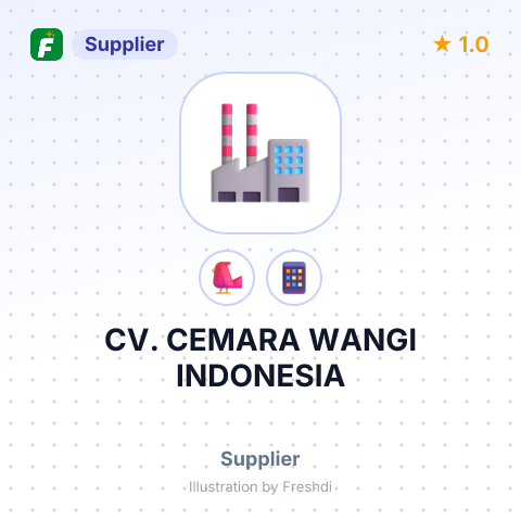 CV. CEMARA WANGI INDONESIA – summary card, no photo uploaded yet