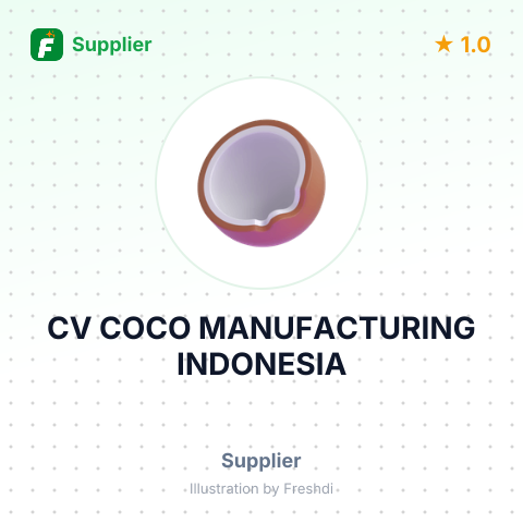 CV COCO MANUFACTURING INDONESIA – summary card, no photo uploaded yet