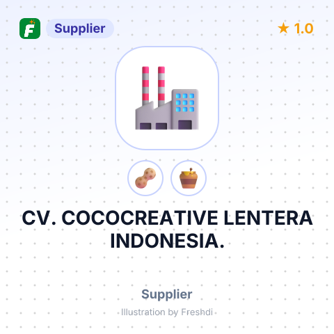 CV. COCOCREATIVE LENTERA INDONESIA. – summary card, no photo uploaded yet