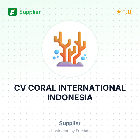 CV CORAL INTERNATIONAL INDONESIA – summary card, no photo uploaded yet