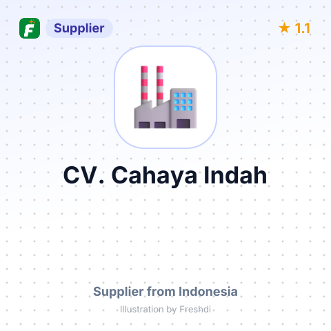 CV. Cahaya Indah – summary card, no photo uploaded yet