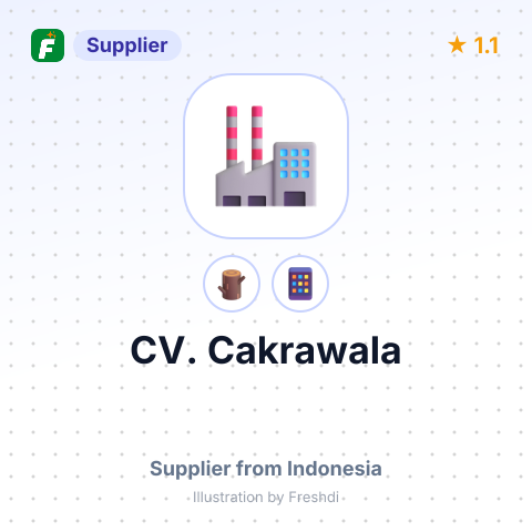 CV. Cakrawala  – summary card, no photo uploaded yet