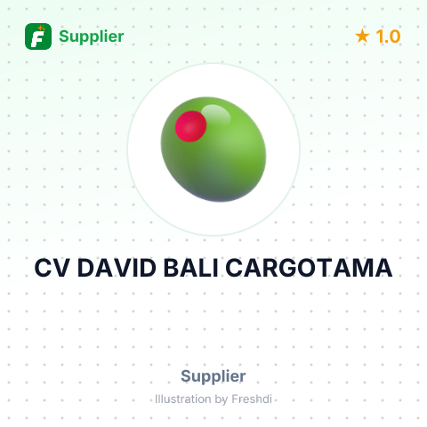 CV DAVID BALI CARGOTAMA – summary card, no photo uploaded yet