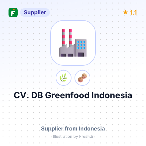 CV. DB Greenfood Indonesia  – summary card, no photo uploaded yet