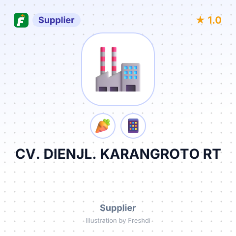 CV. DIENJL. KARANGROTO RT – summary card, no photo uploaded yet