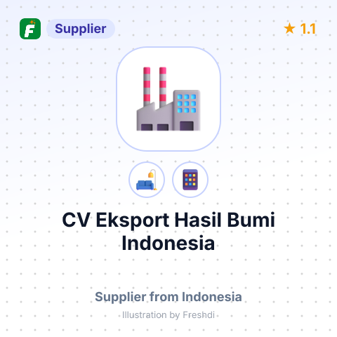 CV Eksport Hasil Bumi Indonesia  – summary card, no photo uploaded yet