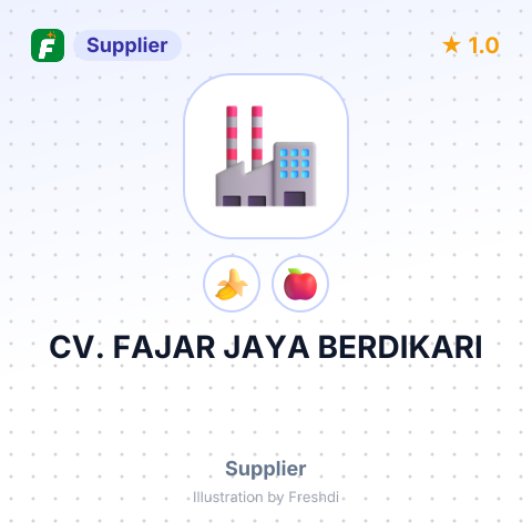CV. FAJAR JAYA BERDIKARI – summary card, no photo uploaded yet