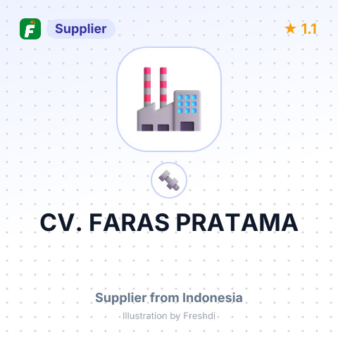 CV. FARAS PRATAMA – summary card, no photo uploaded yet