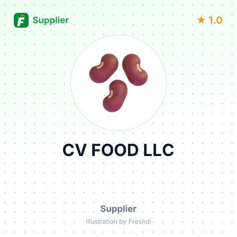 CV FOOD LLC – summary card, no photo uploaded yet