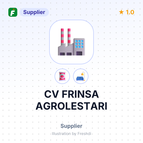 CV FRINSA AGROLESTARI – summary card, no photo uploaded yet