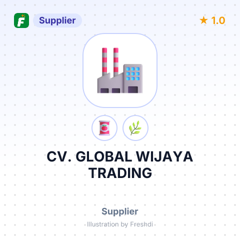 CV. GLOBAL WIJAYA TRADING – summary card, no photo uploaded yet