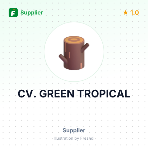 CV. GREEN TROPICAL – summary card, no photo uploaded yet