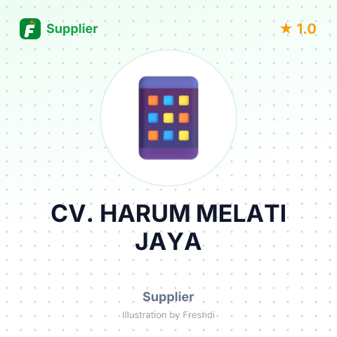 CV. HARUM MELATI JAYA – summary card, no photo uploaded yet