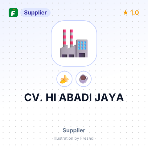 CV. HI ABADI JAYA – summary card, no photo uploaded yet