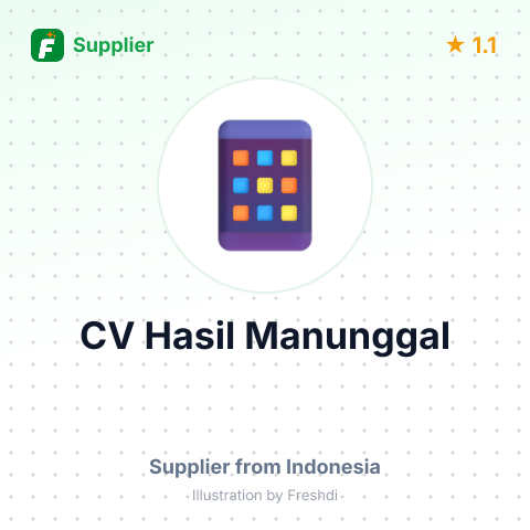 CV Hasil Manunggal  – summary card, no photo uploaded yet