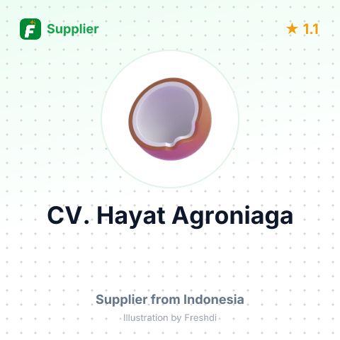 CV. Hayat Agroniaga  – summary card, no photo uploaded yet