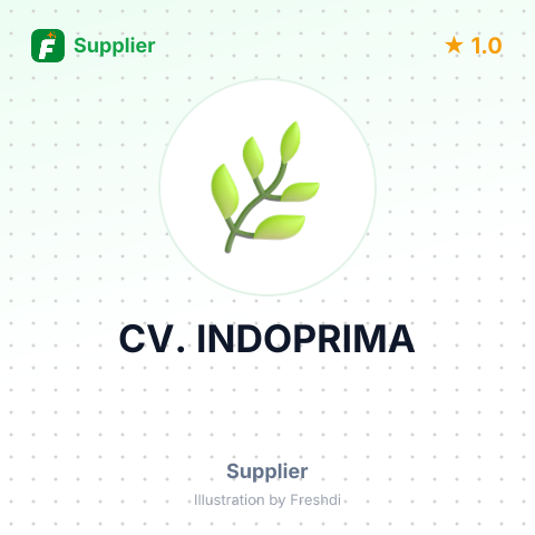 CV. INDOPRIMA – summary card, no photo uploaded yet