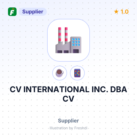 CV INTERNATIONAL INC. DBA CV – summary card, no photo uploaded yet