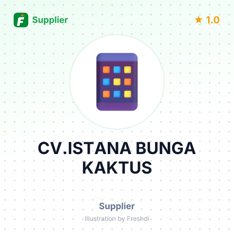 CV.ISTANA BUNGA KAKTUS – summary card, no photo uploaded yet