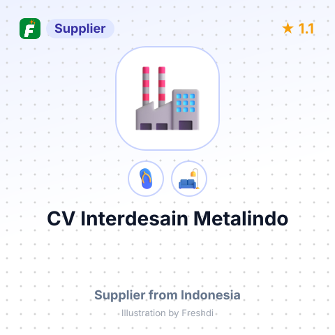 CV Interdesain Metalindo – summary card, no photo uploaded yet