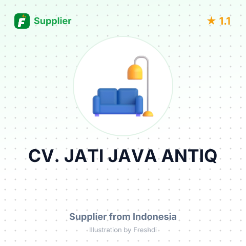 CV. JATI JAVA ANTIQ – summary card, no photo uploaded yet