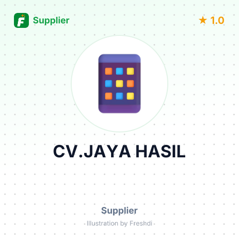 CV.JAYA HASIL – summary card, no photo uploaded yet