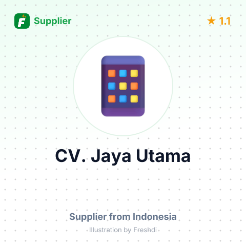 CV. Jaya Utama  – summary card, no photo uploaded yet