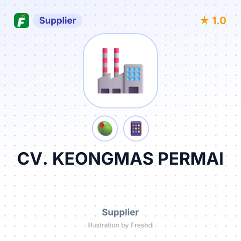 CV. KEONGMAS PERMAI – summary card, no photo uploaded yet