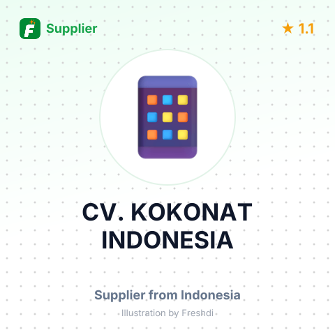 CV. KOKONAT INDONESIA – summary card, no photo uploaded yet