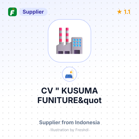 CV " KUSUMA FUNITURE&quot – summary card, no photo uploaded yet