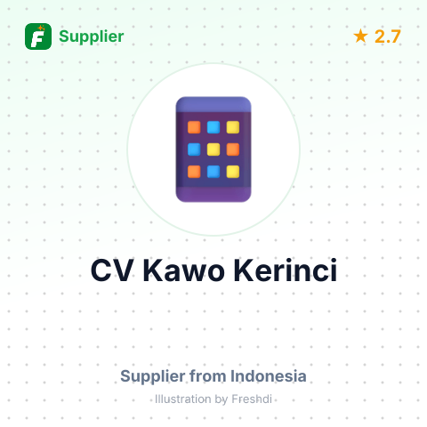 CV Kawo Kerinci – summary card, no photo uploaded yet