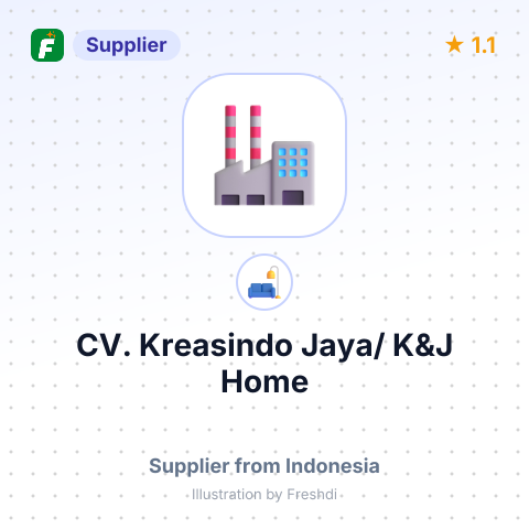 CV. Kreasindo Jaya/ K&J Home – summary card, no photo uploaded yet