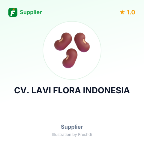 CV. LAVI FLORA INDONESIA – summary card, no photo uploaded yet