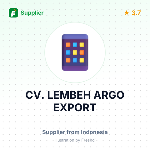 CV. LEMBEH ARGO EXPORT – summary card, no photo uploaded yet