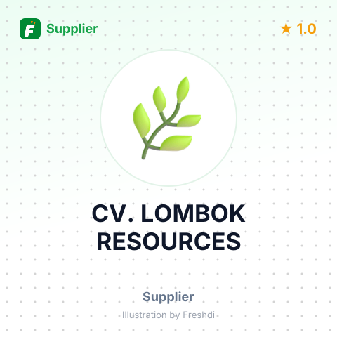 CV. LOMBOK RESOURCES – summary card, no photo uploaded yet