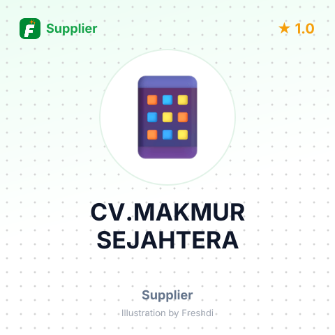 CV.MAKMUR SEJAHTERA – summary card, no photo uploaded yet