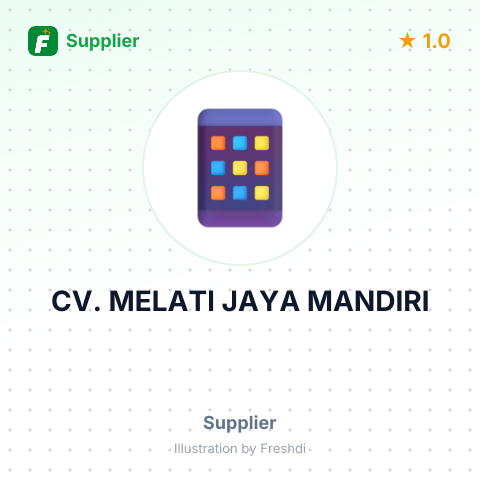 CV. MELATI JAYA MANDIRI – summary card, no photo uploaded yet