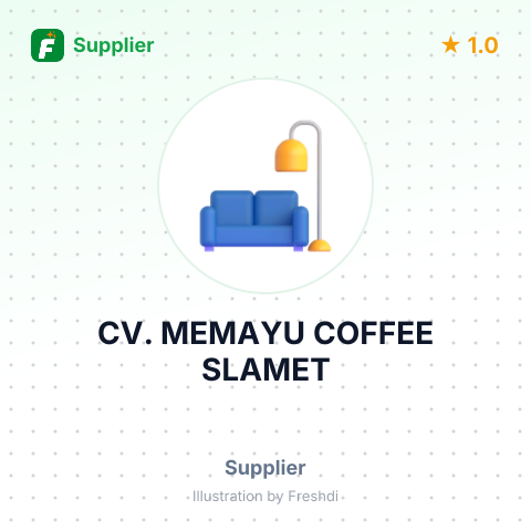 CV. MEMAYU COFFEE SLAMET – summary card, no photo uploaded yet