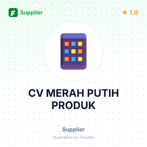 CV MERAH PUTIH PRODUK – summary card, no photo uploaded yet