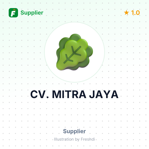 CV. MITRA JAYA – summary card, no photo uploaded yet