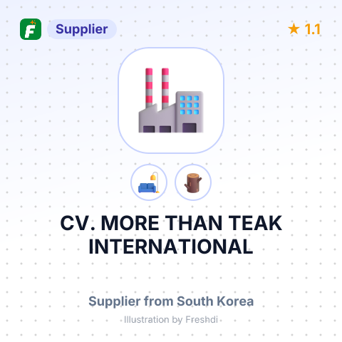 CV. MORE THAN TEAK INTERNATIONAL – summary card, no photo uploaded yet