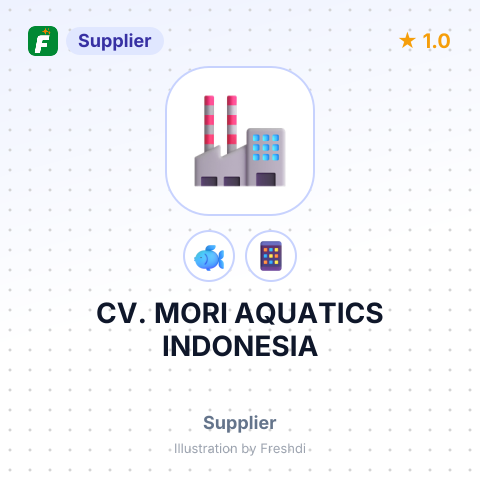 CV. MORI AQUATICS INDONESIA – summary card, no photo uploaded yet