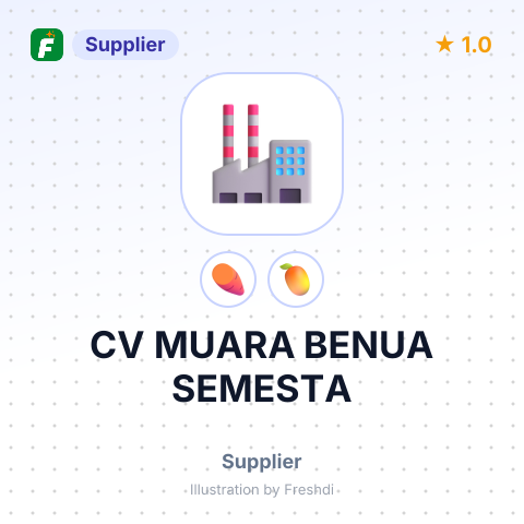 CV MUARA BENUA SEMESTA – summary card, no photo uploaded yet