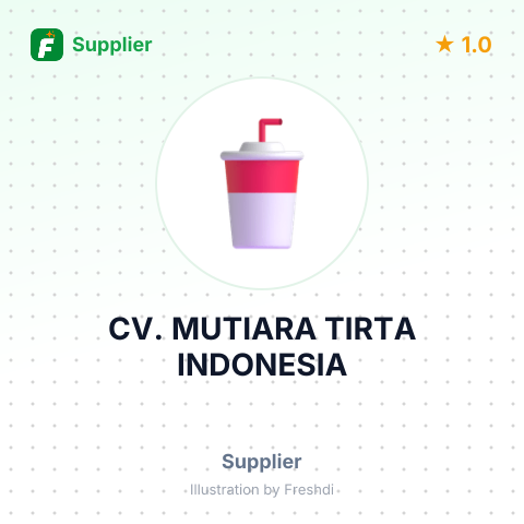 CV. MUTIARA TIRTA INDONESIA – summary card, no photo uploaded yet