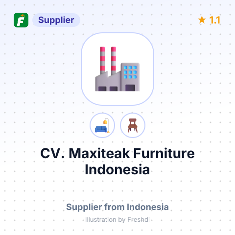 CV. Maxiteak Furniture Indonesia – summary card, no photo uploaded yet