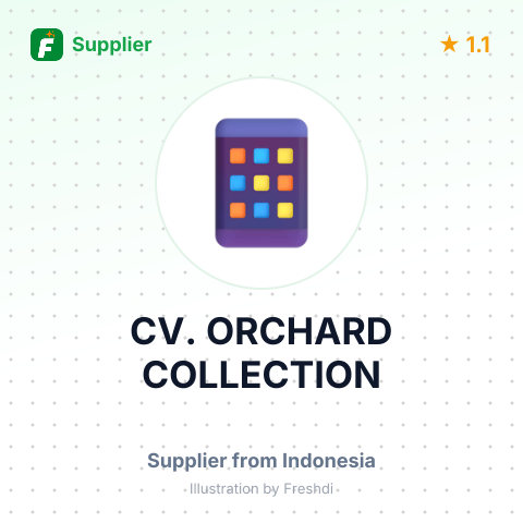 CV. ORCHARD COLLECTION – summary card, no photo uploaded yet