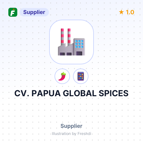 CV. PAPUA GLOBAL SPICES – summary card, no photo uploaded yet