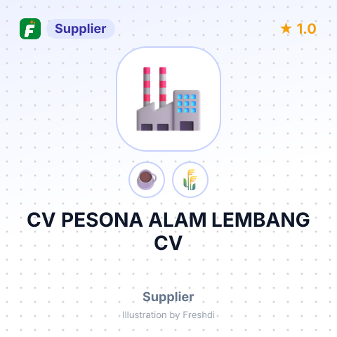 CV PESONA ALAM LEMBANG CV – summary card, no photo uploaded yet